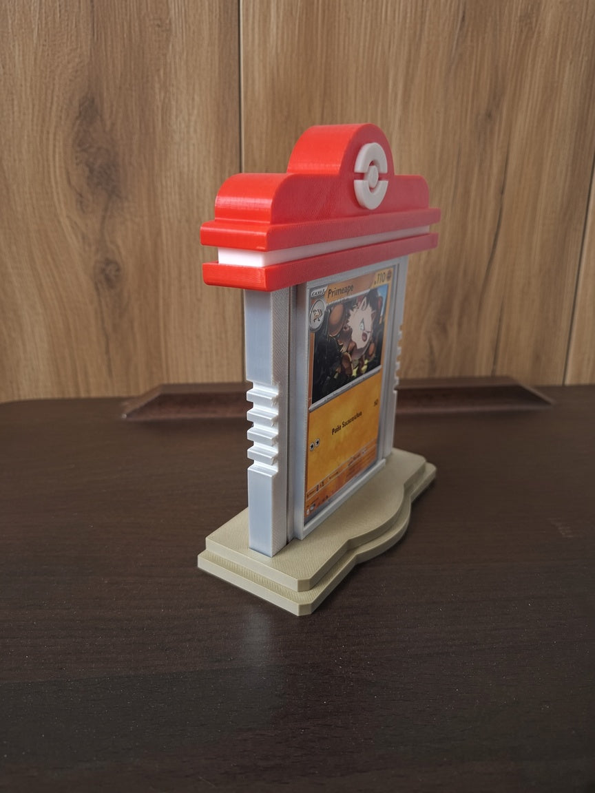 Pokemon Pokopia Card Display Stand, Trading Card Holder, TCG Display, Pokemon Center Inspired, Collector Desk Decor, Card Stand