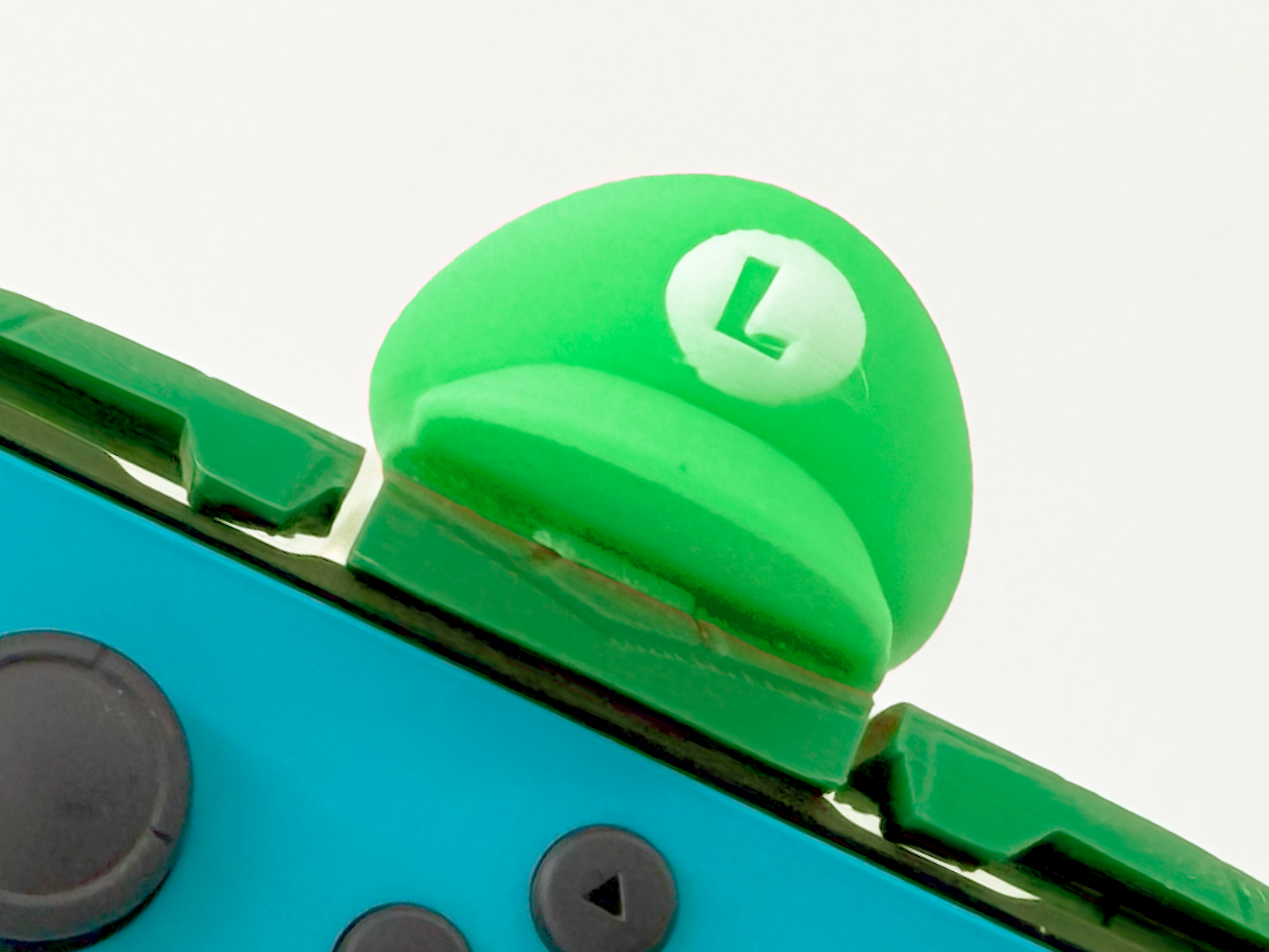 Luigi Inspired Joy-Con Grip for Nintendo Switch 1 & 2 – Ergonomic Controller Holder for Gamers
