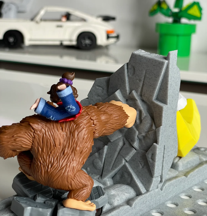 Βάση σύνδεσης DK για Nintendo Switch 2 – Donkey Kong Bananza Amiibo Display – Βάση διακόπτη Jungle Diorama