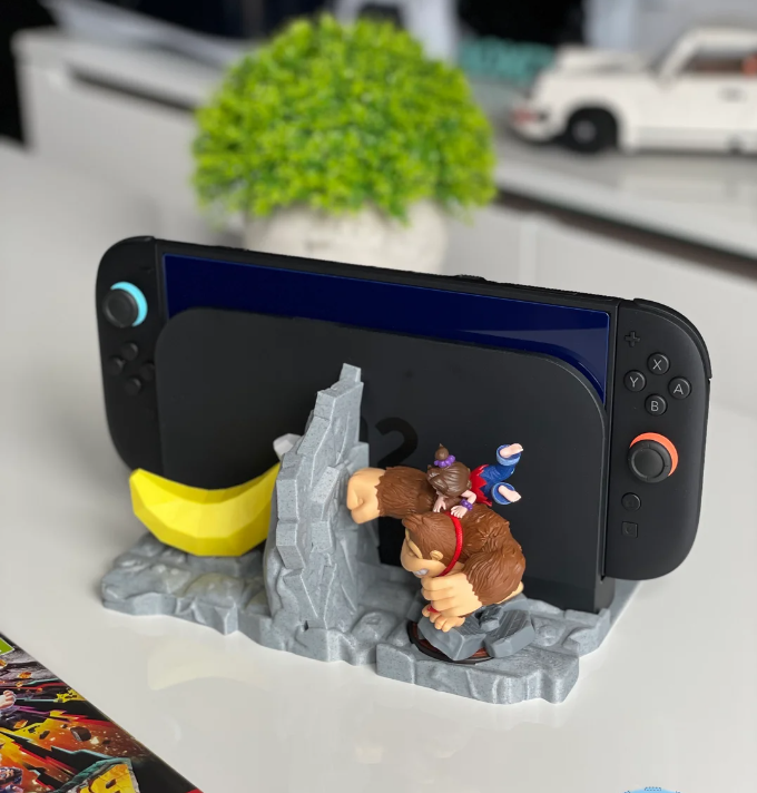Βάση σύνδεσης DK για Nintendo Switch 2 – Donkey Kong Bananza Amiibo Display – Βάση διακόπτη Jungle Diorama
