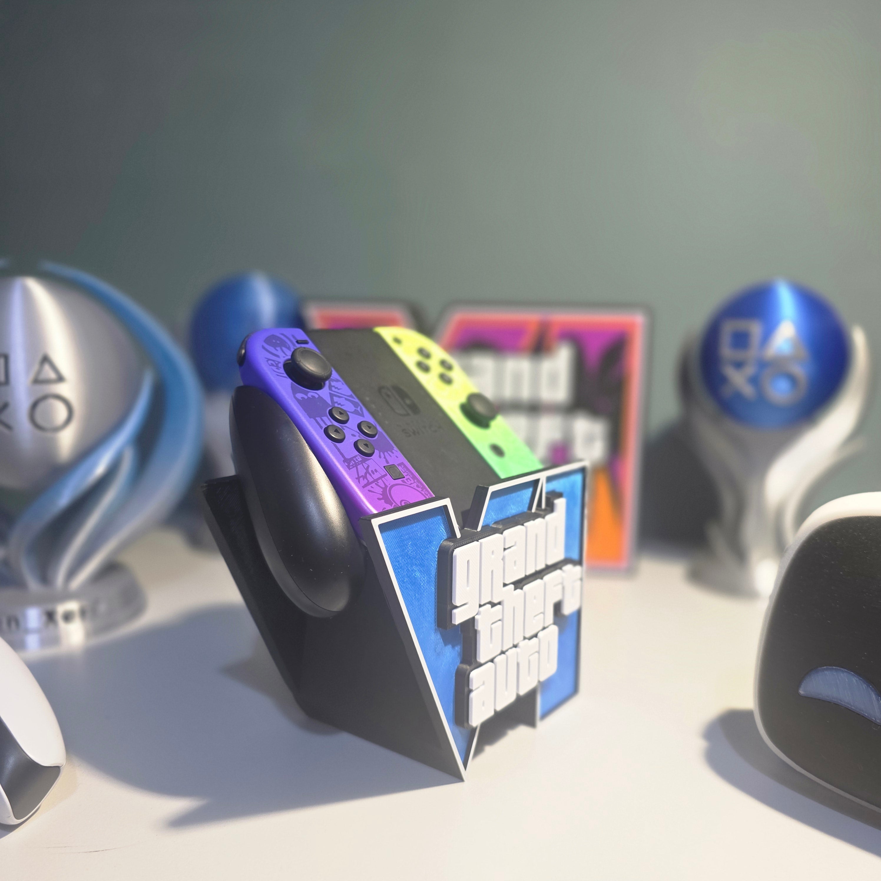 GTA 6 Universal Controller Stand - PS5, Xbox, Nintendo Switch Holder - Grand Theft Auto 6 VI Gaming Gift