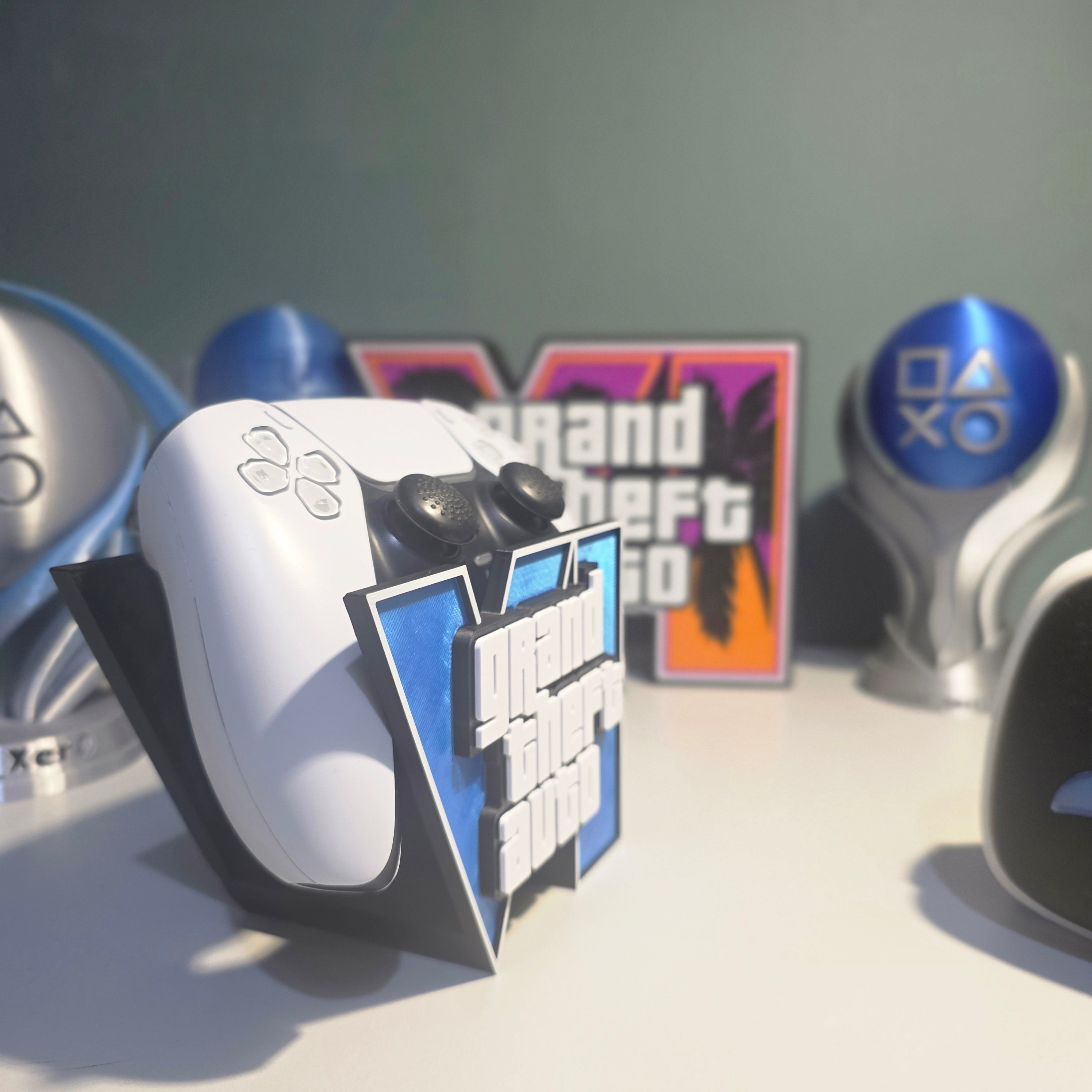GTA 6 Universal Controller Stand - PS5, Xbox, Nintendo Switch Holder - Grand Theft Auto 6 VI Gaming Gift
