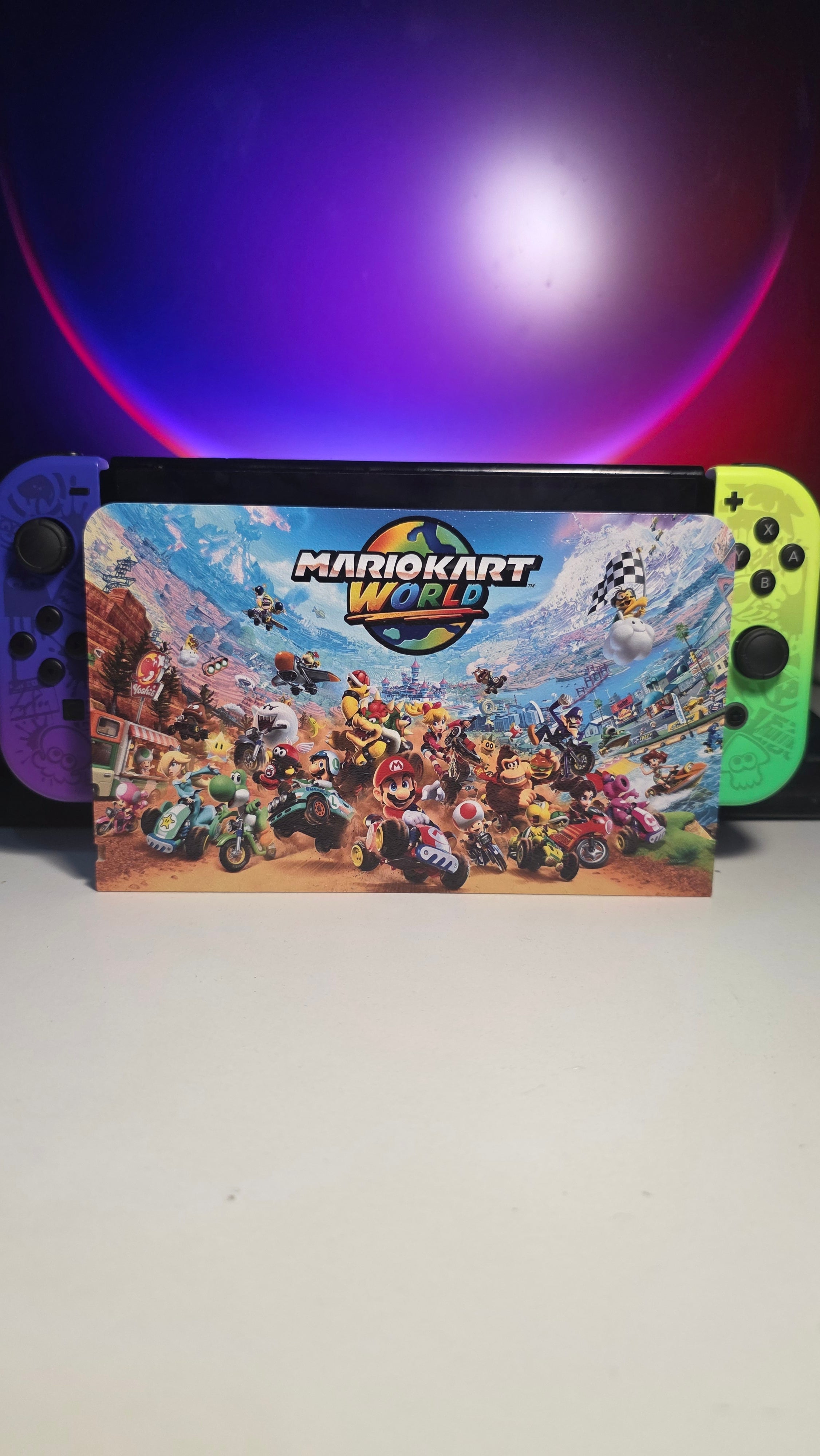 Personalized Nintendo Switch Dock Cover – Custom Dock Faceplate | Switch OLED / Switch 2 Gaming Setup Accessory