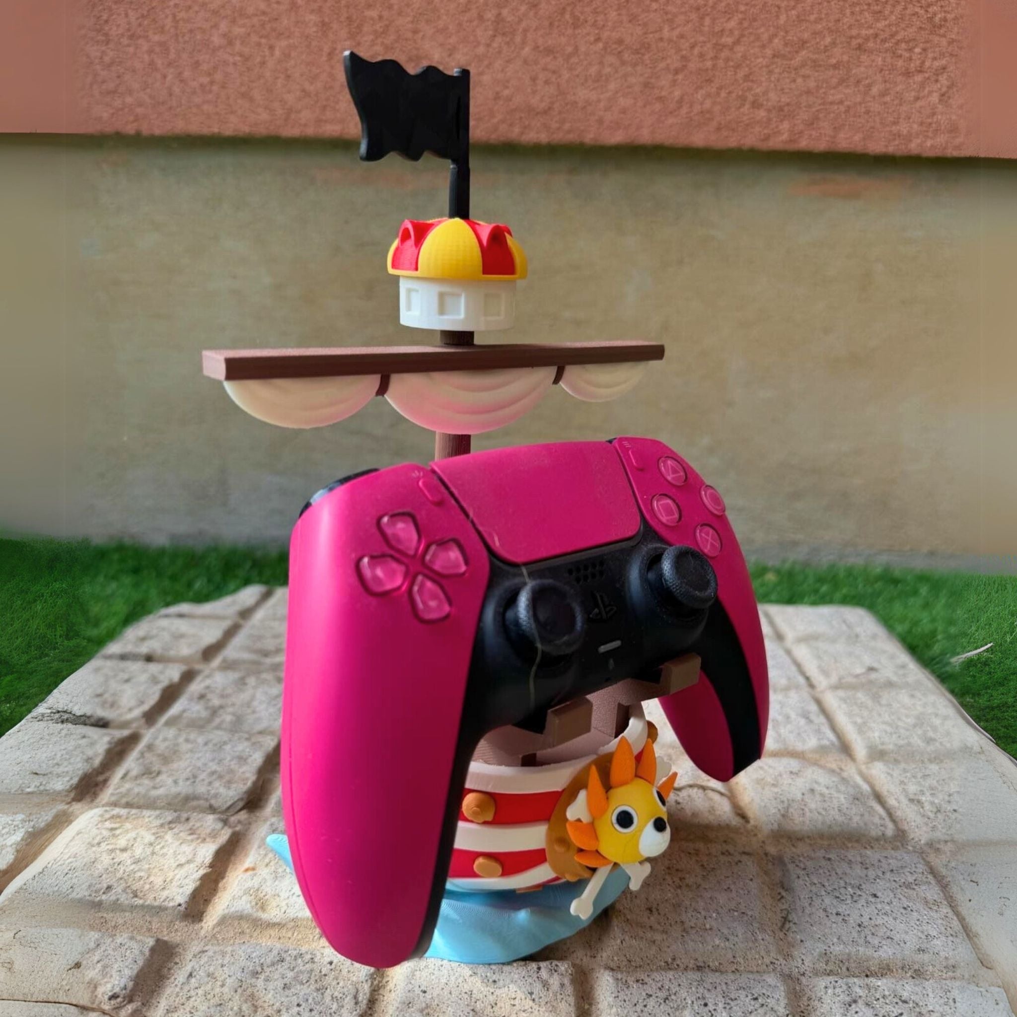 Βάση χειριστηρίου Thousand Sunny - Μονόπλευρη βάση gaming για PS5, Xbox, Switch - Δώρο Anime για Gamers & Συλλεκτές