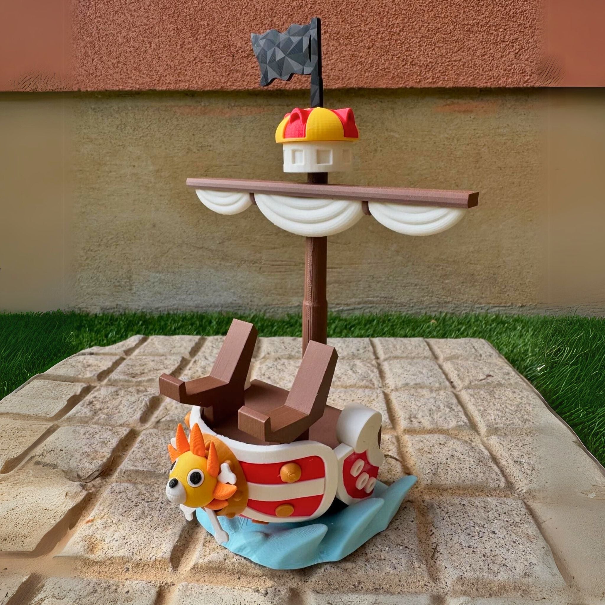 Βάση χειριστηρίου Thousand Sunny - Μονόπλευρη βάση gaming για PS5, Xbox, Switch - Δώρο Anime για Gamers & Συλλεκτές