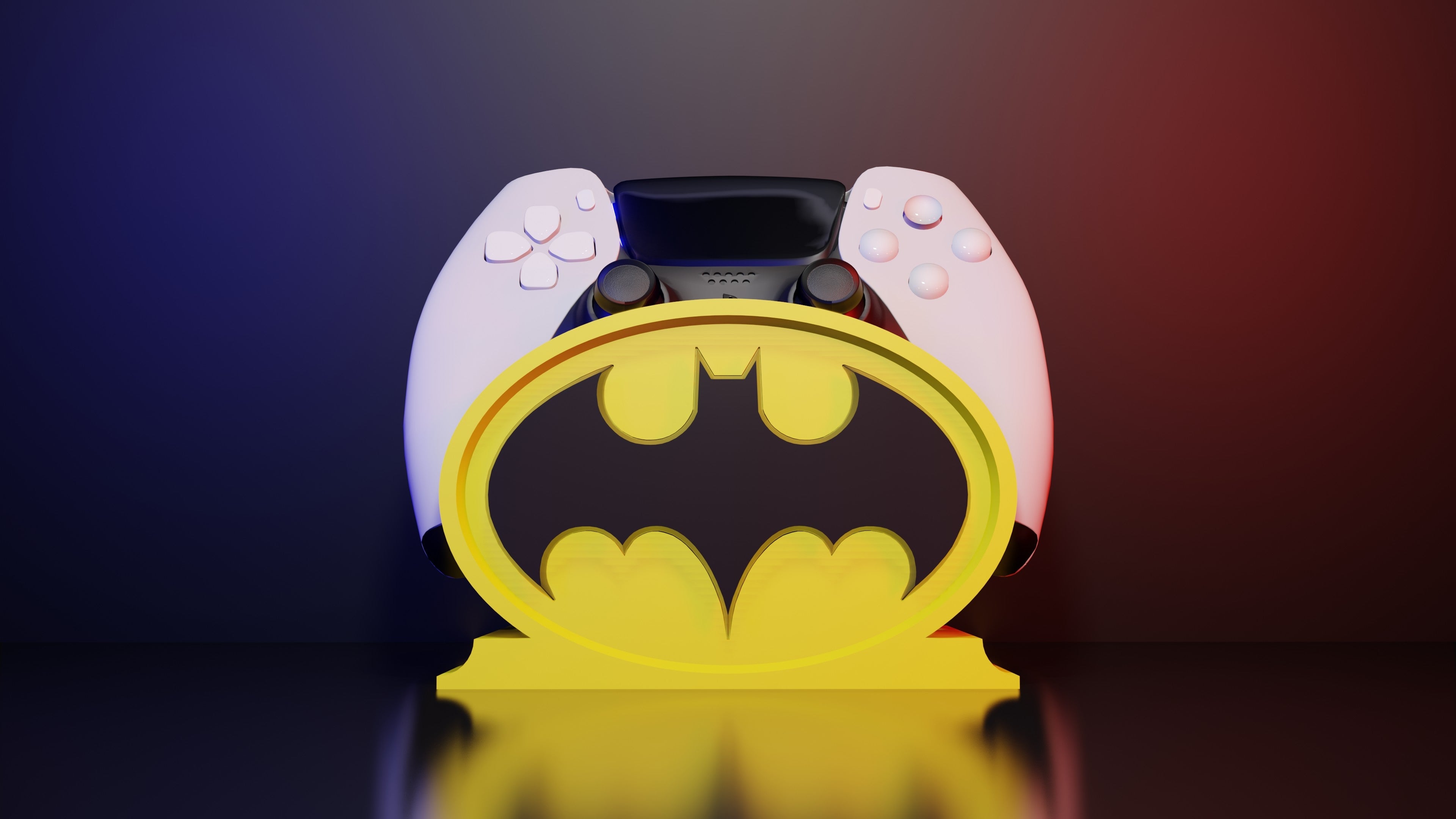 Batman Logo Controller Holder - 3DPrintingLabDesigns