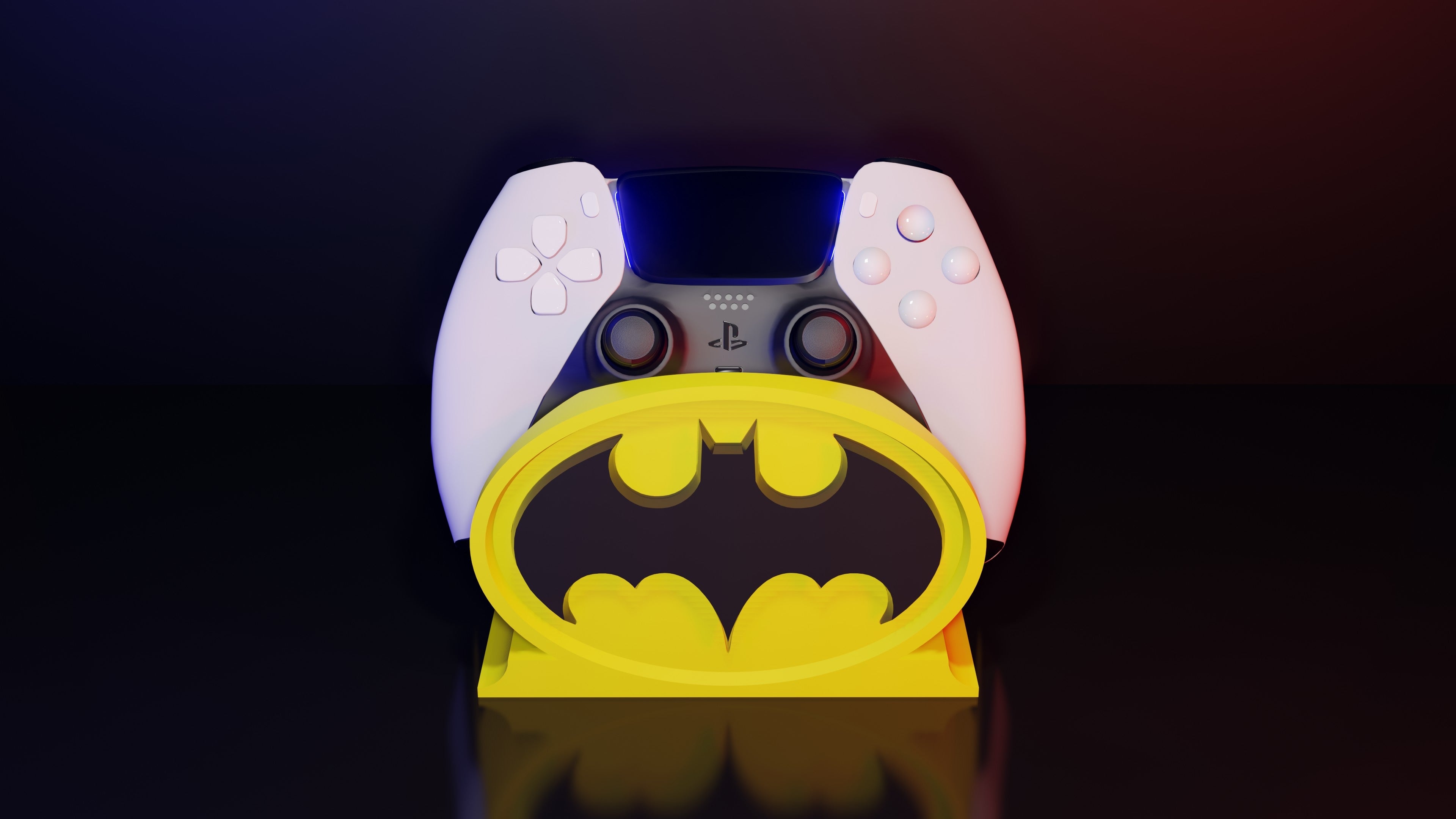 Batman Logo Controller Holder - 3DPrintingLabDesigns
