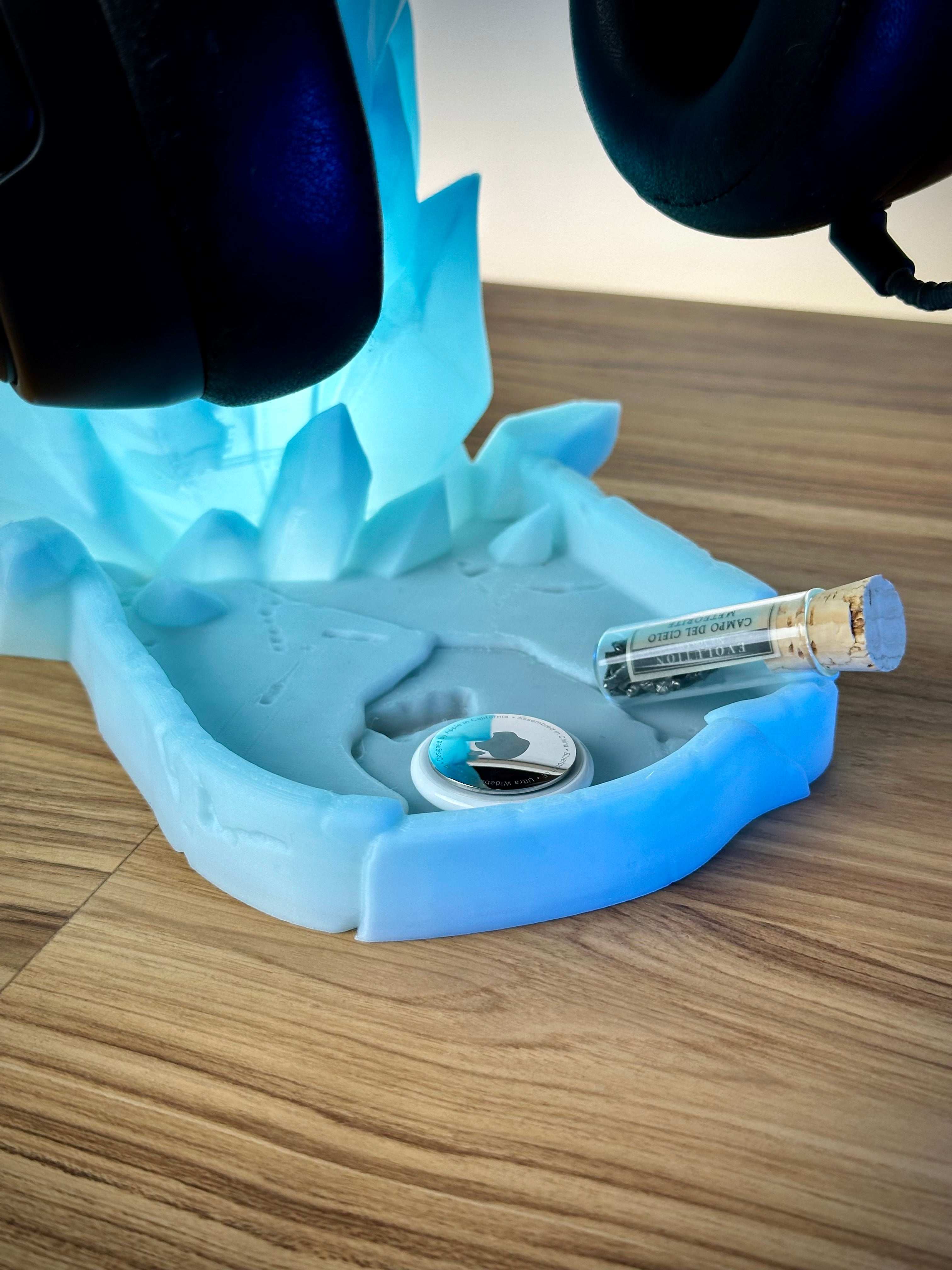 Crystal Headphone Stand - Crystal Headset Stand - Gaming Headset Hanger - Crystal Headphone Holder - Desk Organizer - Gift for Gamers