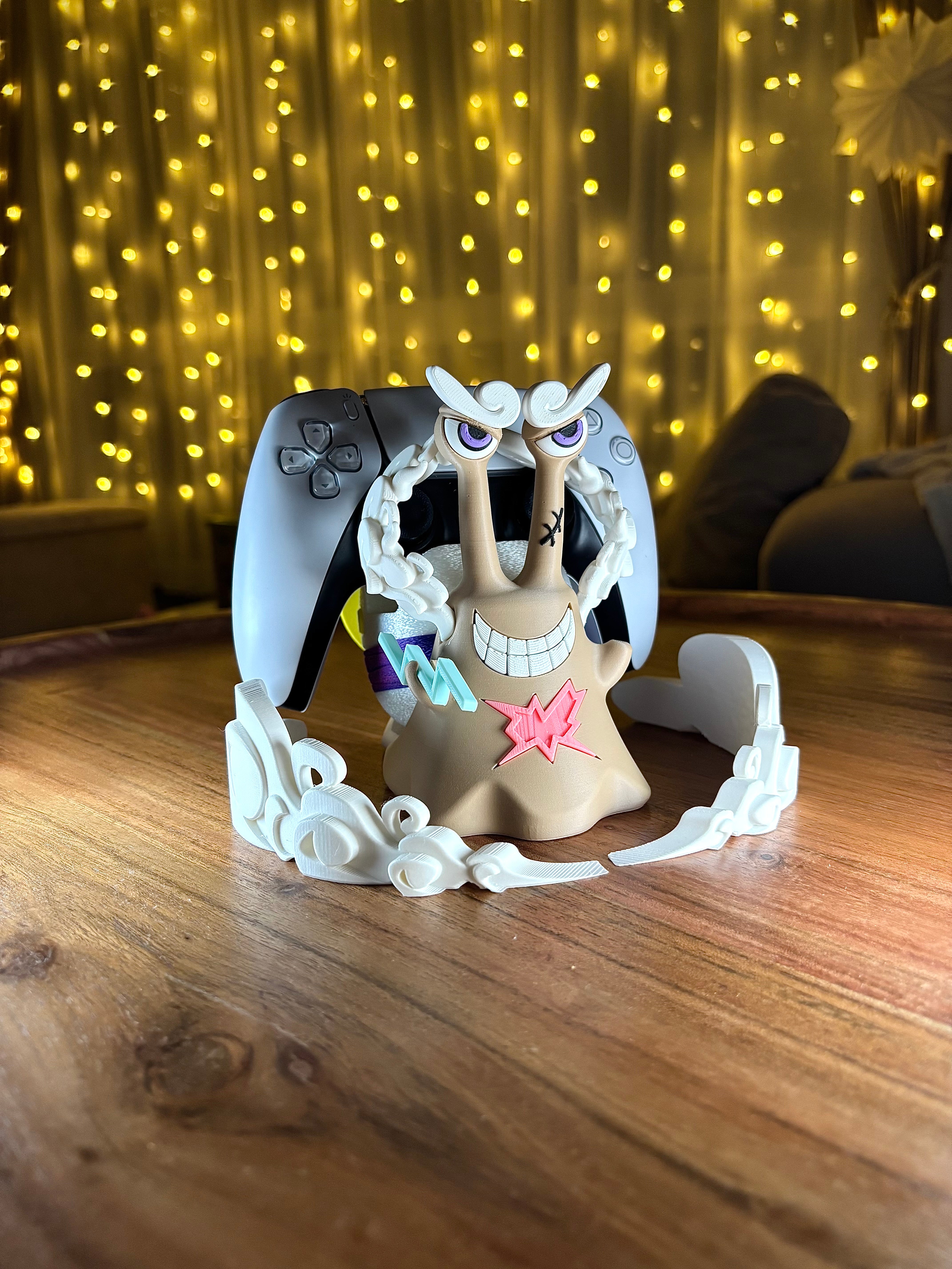 Gear 5 Pirate Snail Controller Stand | Anime & Gaming Accessories Fits Ps4, Ps5, Switch Pro, Xbox One and Series X Gaming Room Gift Decor