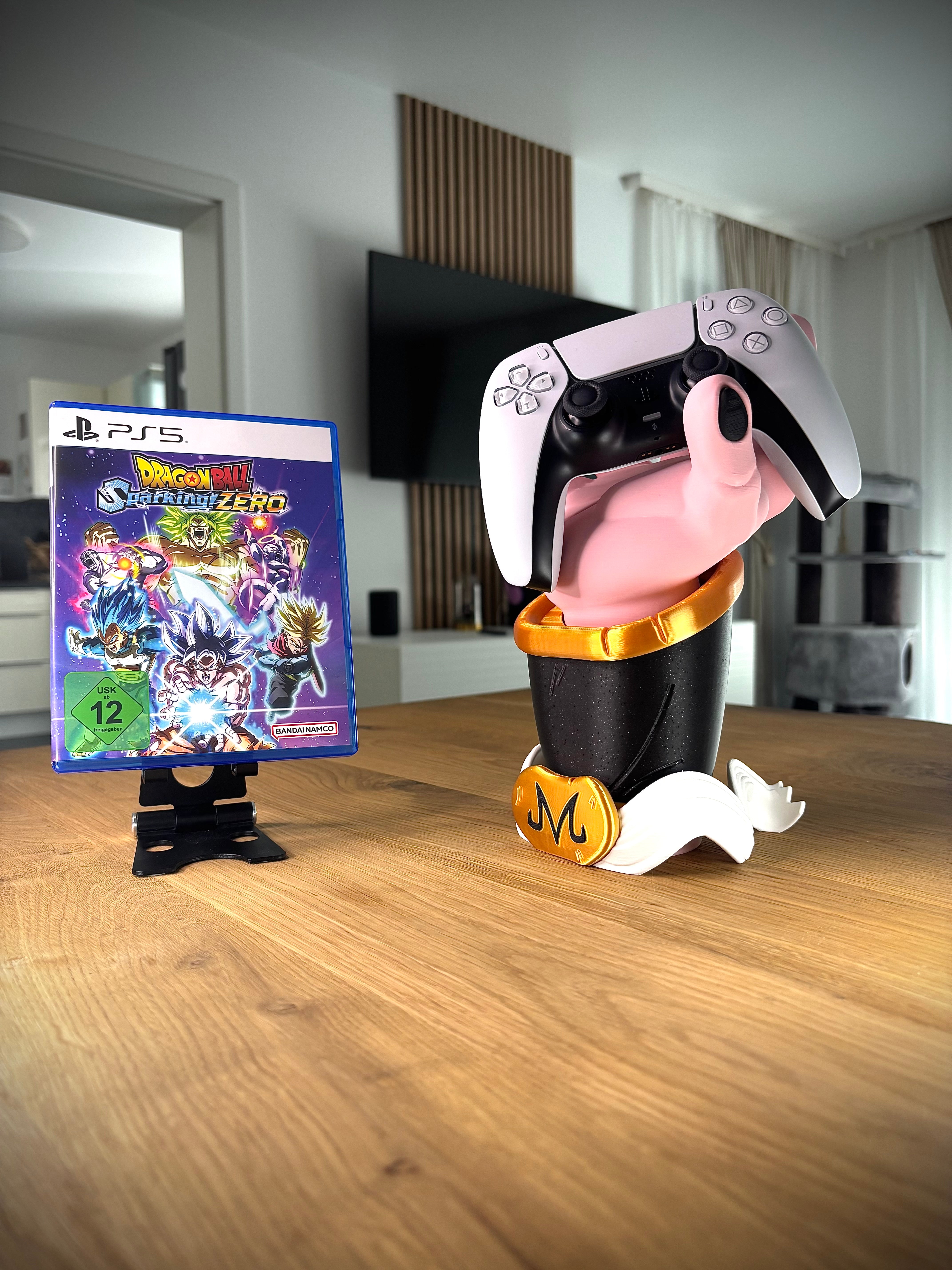 Βάση χειριστηρίου Majin Buu – Τρισδιάστατα εκτυπωμένο αξεσουάρ παιχνιδιών Dragon Ball Z – Βάση γενικής χρήσης για PS5, Xbox, Switch Pro – Δώρο για gamers