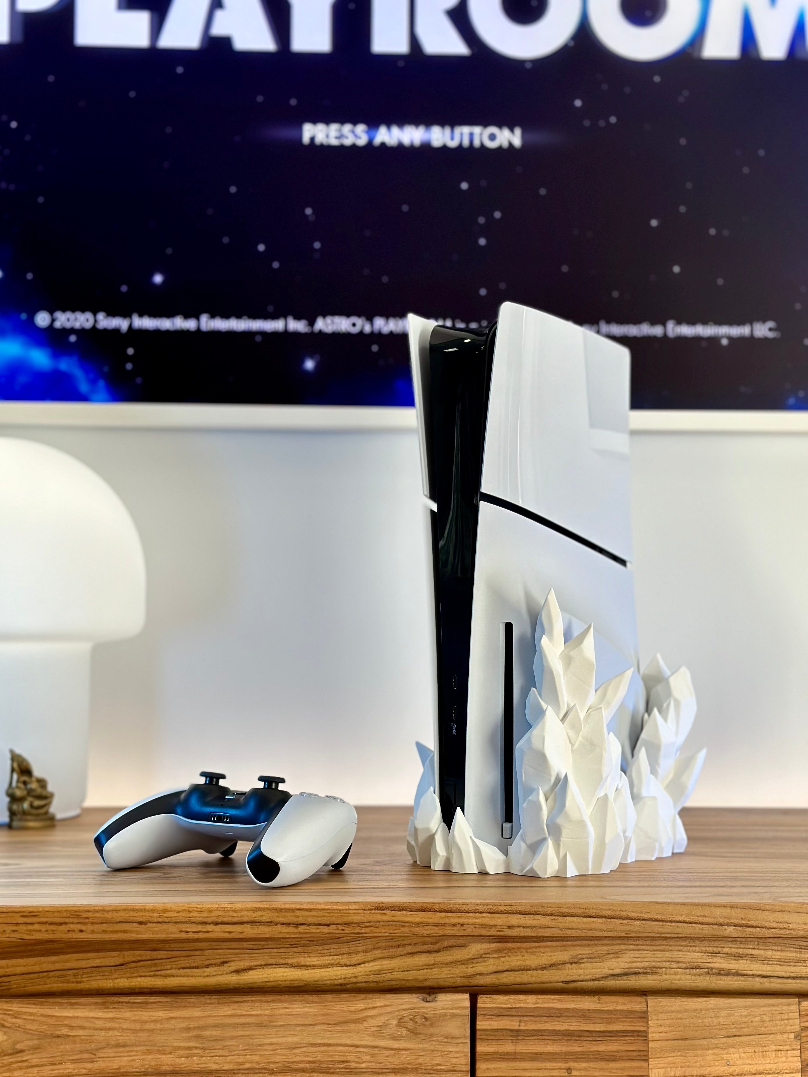 PS5 Slim Crystal Dock - DIGITAL & DISC version