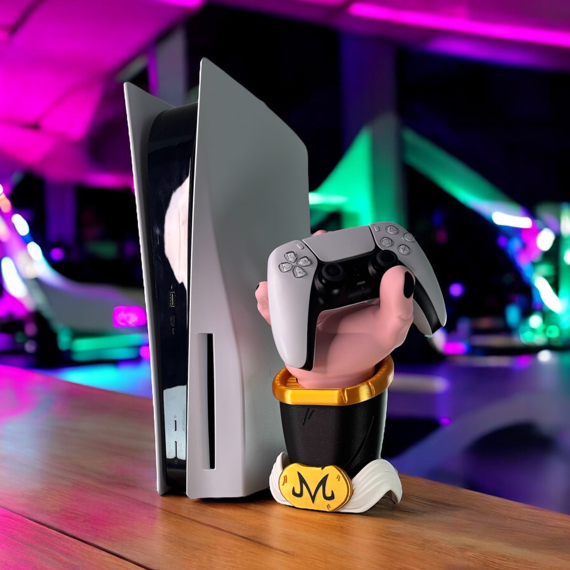 Βάση χειριστηρίου Majin Buu – Τρισδιάστατα εκτυπωμένο αξεσουάρ παιχνιδιών Dragon Ball Z – Βάση γενικής χρήσης για PS5, Xbox, Switch Pro – Δώρο για gamers