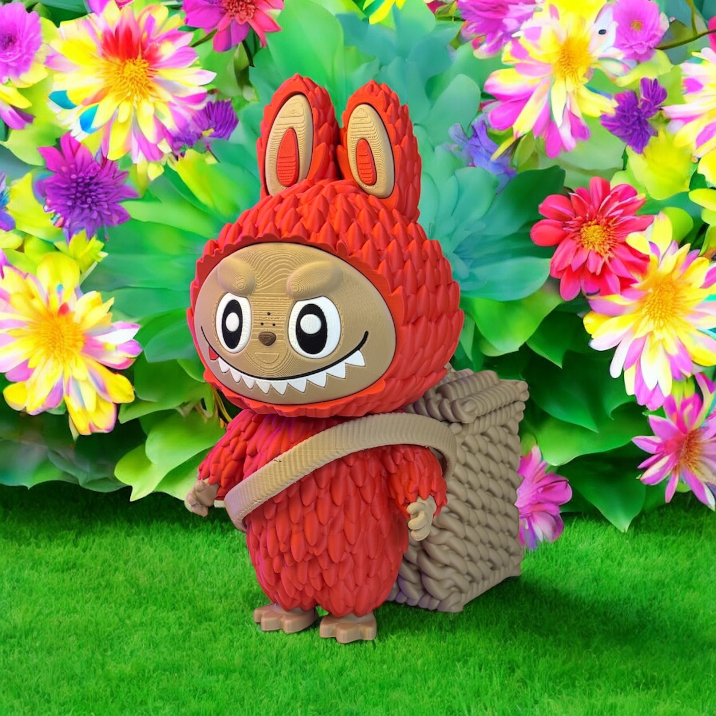 Labubu Doll Desk Organizer – Pop Mart Style Pencil Holder, Cute Monster Back-to-School Desk Friend