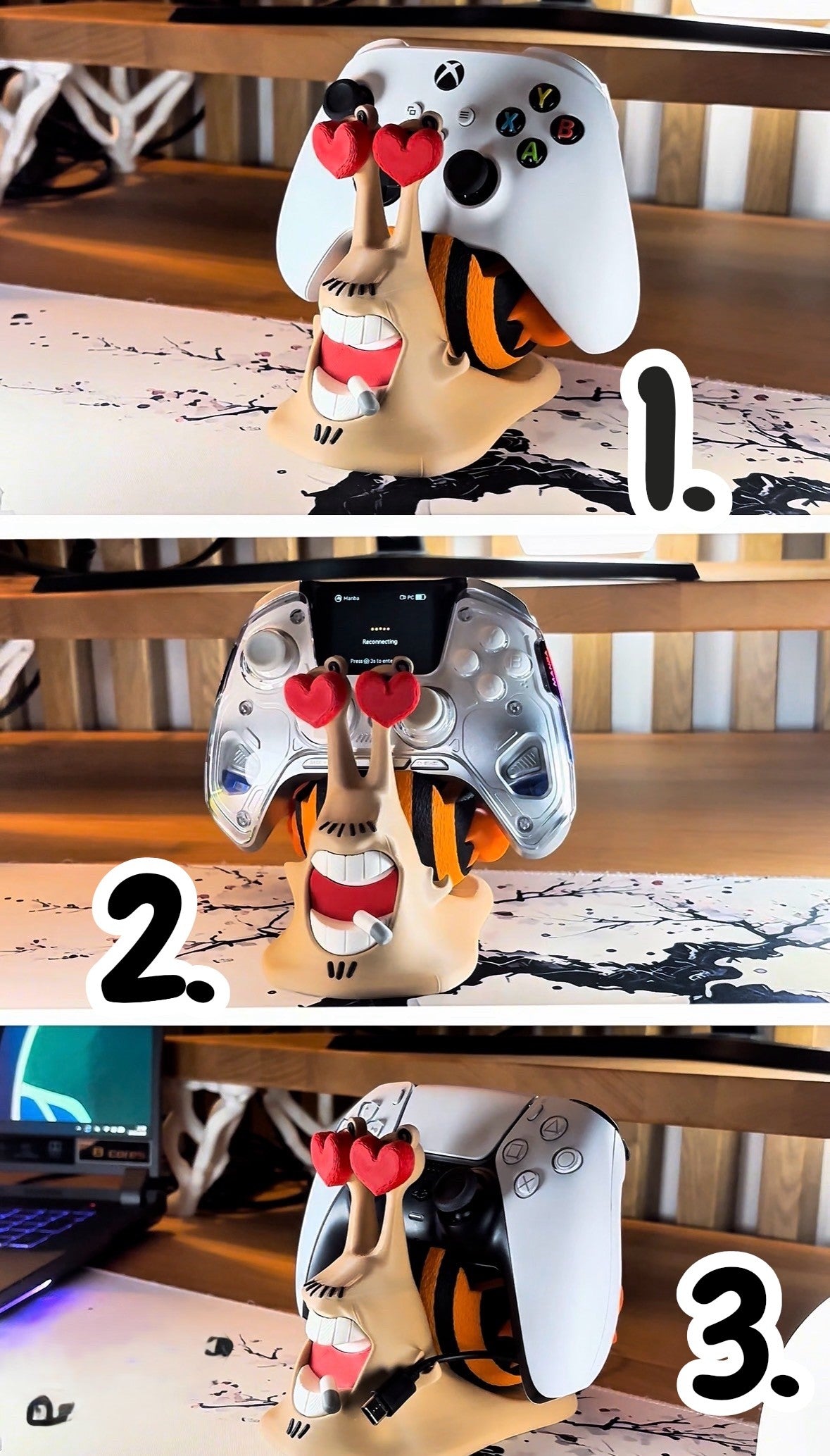 Sanji Controller Holder – One Piece Anime Gaming Controller Stand for PS5, Xbox & Nintendo