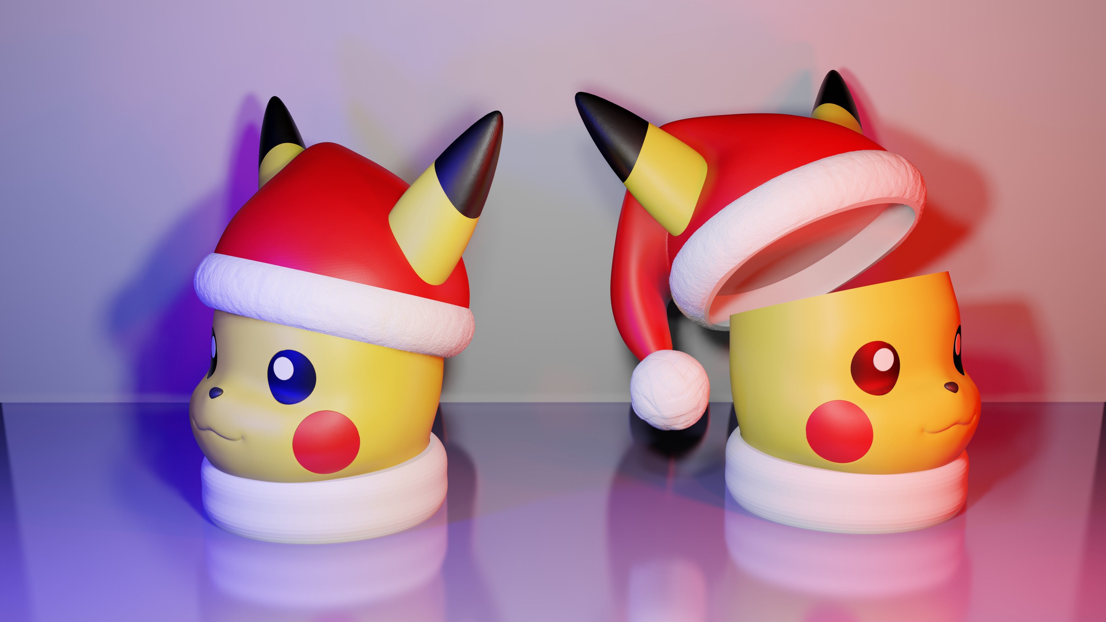 Xmas Pikachu Container