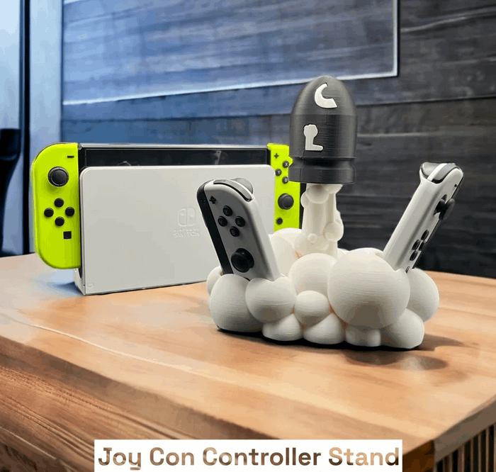 Joy Con Controller Stand Bullet Bill from Mario Bros