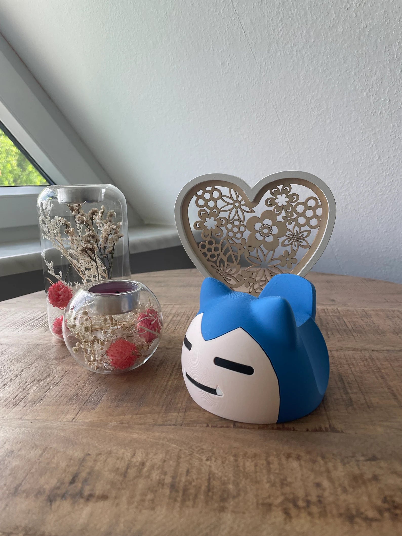 Cute blue Snorlax controller holder gaming accessory for Pokémon fans