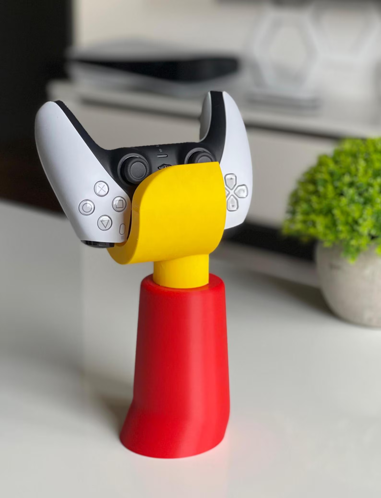 Βάση χειριστηρίου γενικής χρήσης σε στυλ Lego και βάση ακουστικών