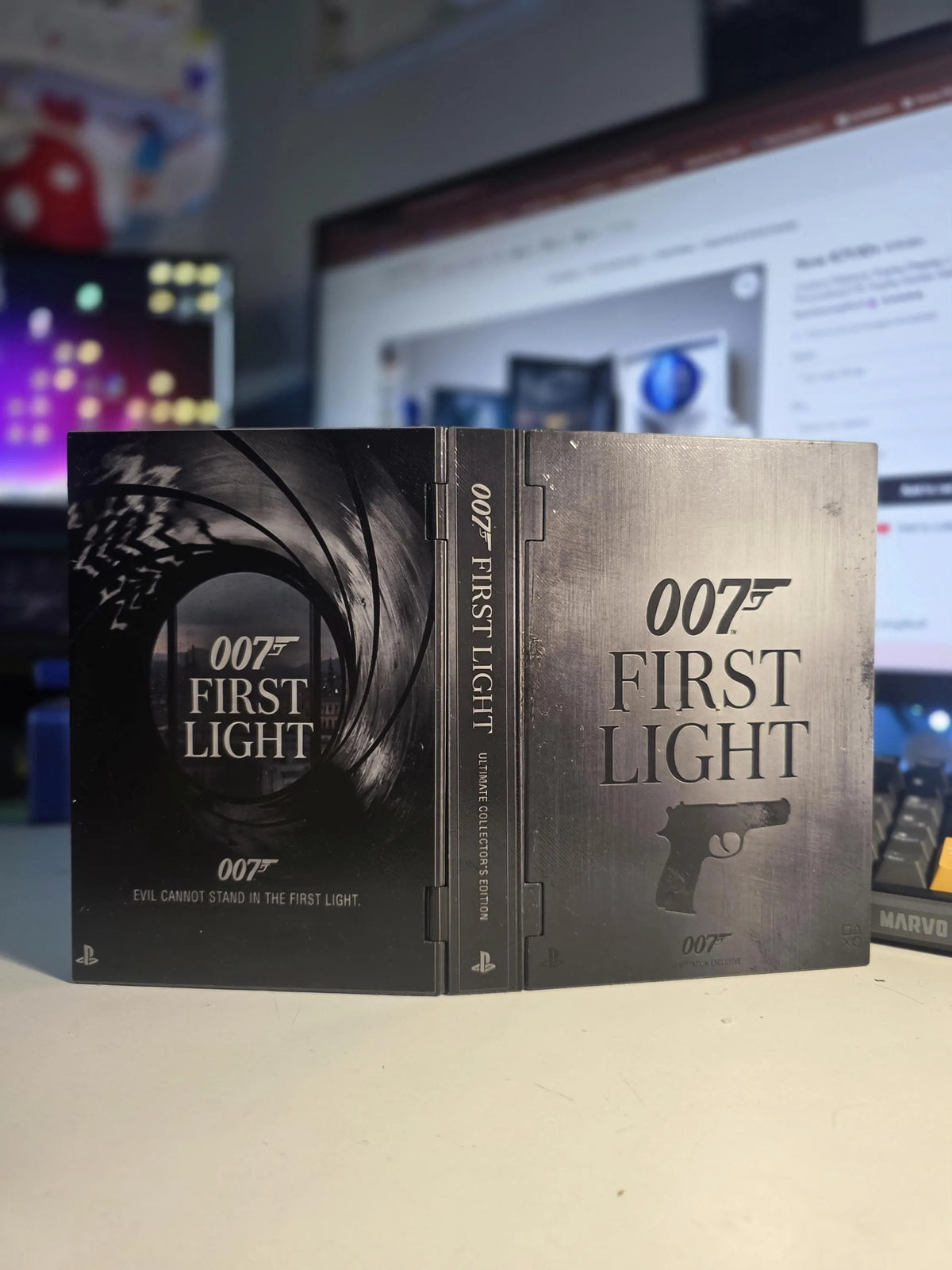 Custom Platinum Trophy Display | 3D Printed Steelbook Case | Personalized PS Trophy Hunter Gamer Gift