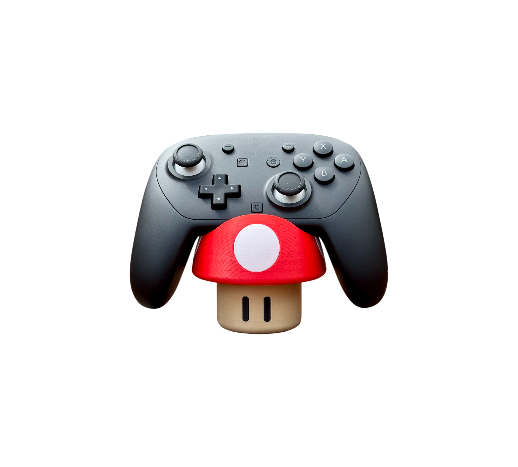 Nintendo Switch 1 & 2 Pro Controller Mushroom Toad Stand Holder