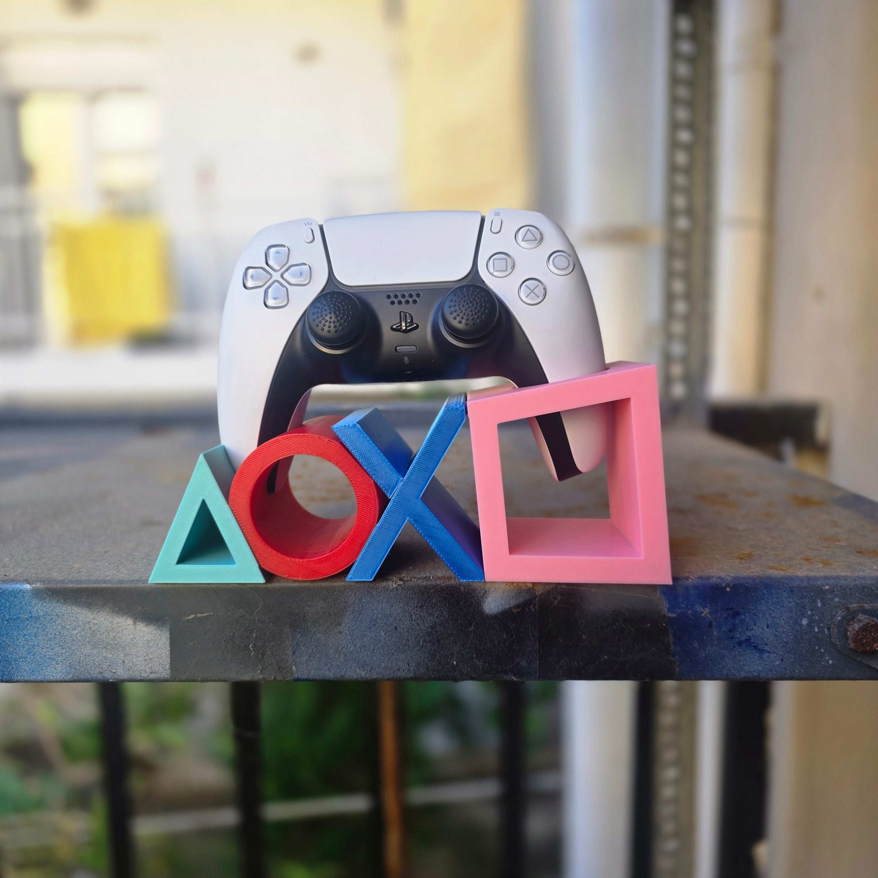 Playstation 5 Icons Controller Holder - PS5 Symbols Dualsense Stand - Gaming Accessories Playstation