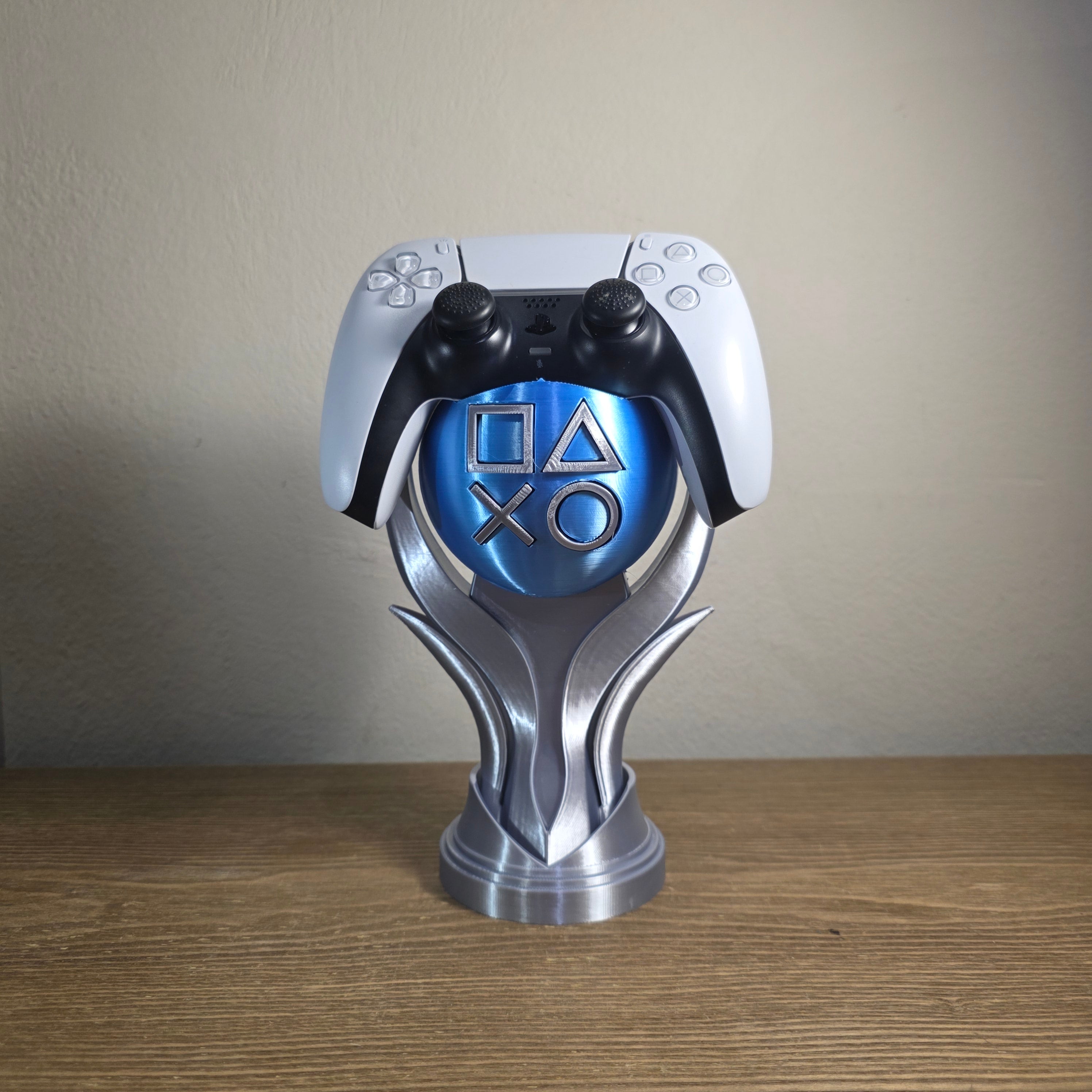 PS5 Platinum Trophy Controller Holder, Personalized Dualsense Stand ,Gaming Desk Decor