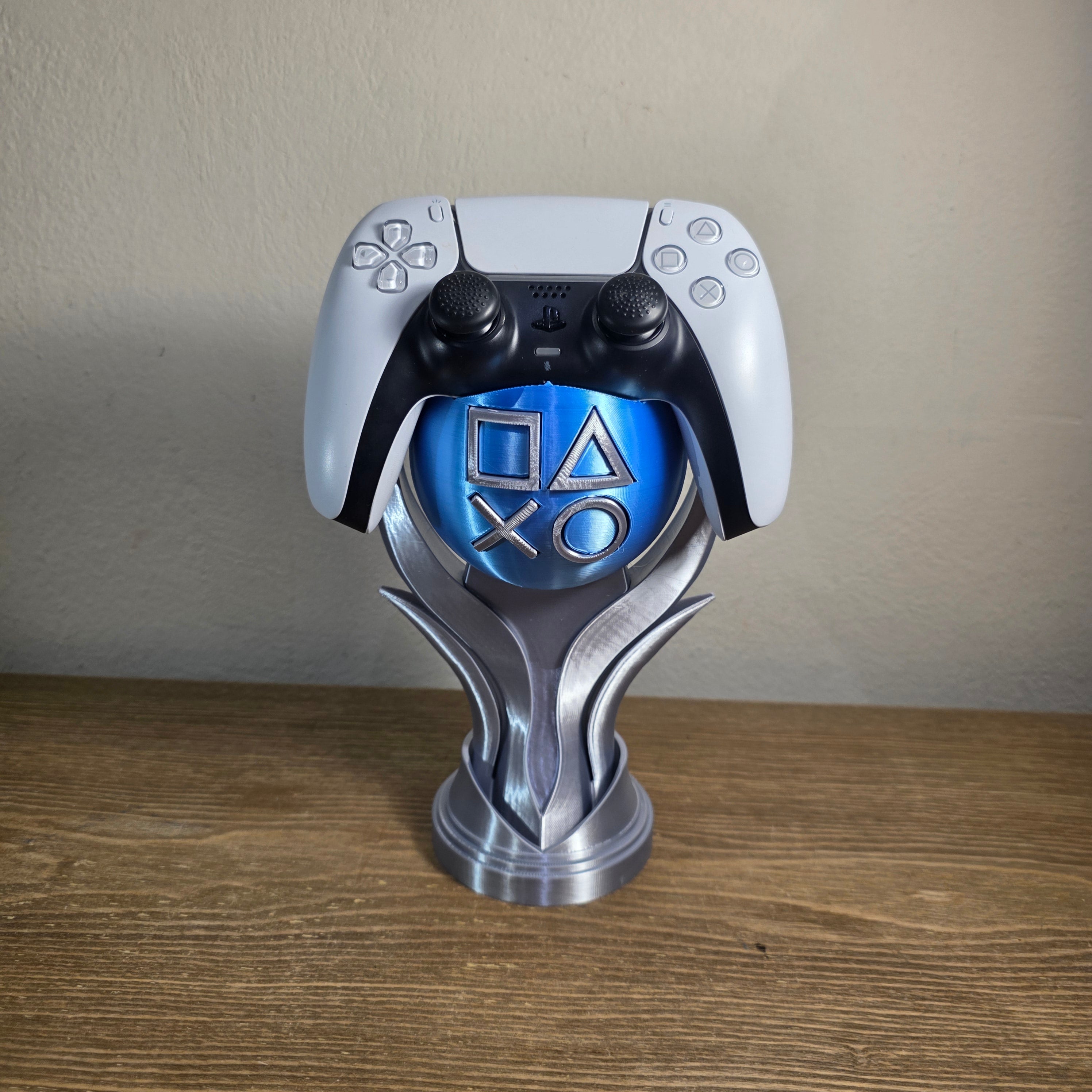 PS5 Platinum Trophy Controller Holder, Personalized Dualsense Stand ,Gaming Desk Decor