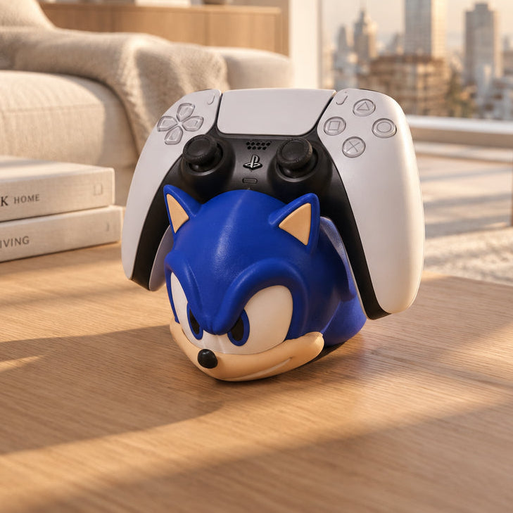 Sonic Controller Holder Stand – PS5, Xbox & Nintendo Switch Pro Compatible Gaming Display