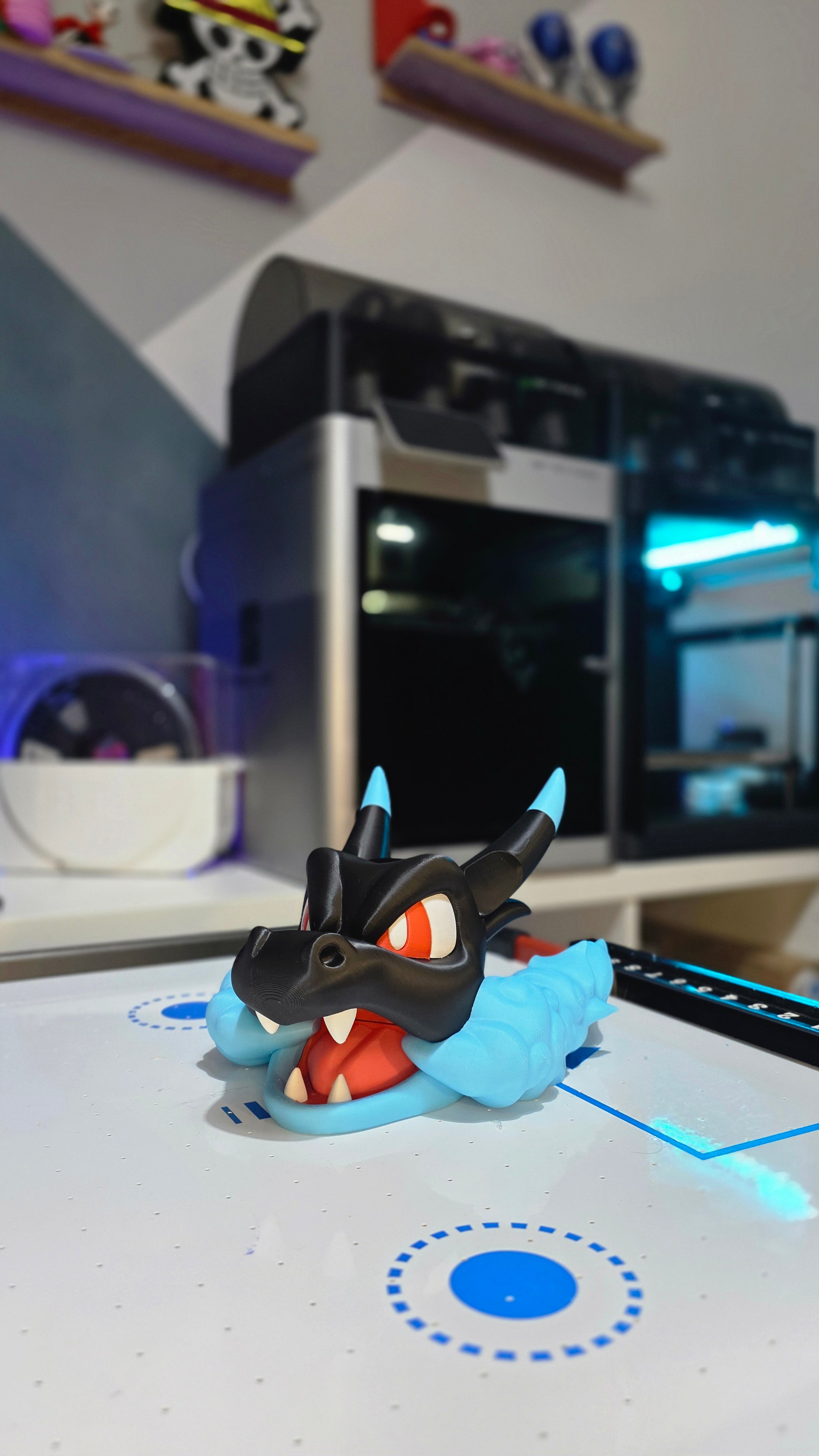 Mega Charizard X - Universal Controller Stand & Gaming Decor