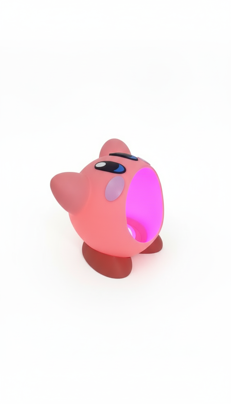 Kirby Night Light | Nintendo Gaming Room Desk Lamp