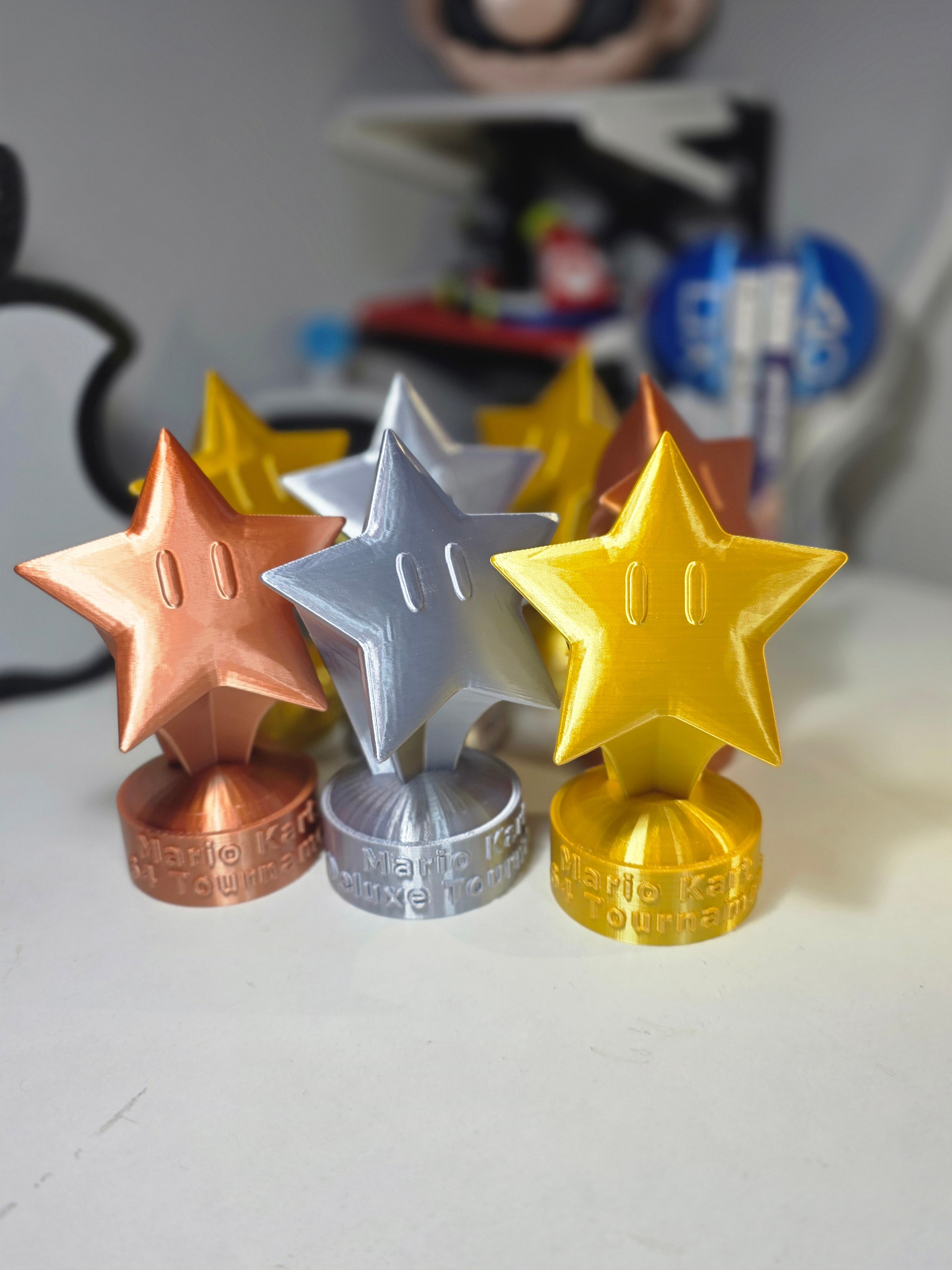 Mario Kart Custom Trophy – The Perfect Prize for Every Racing Champion!