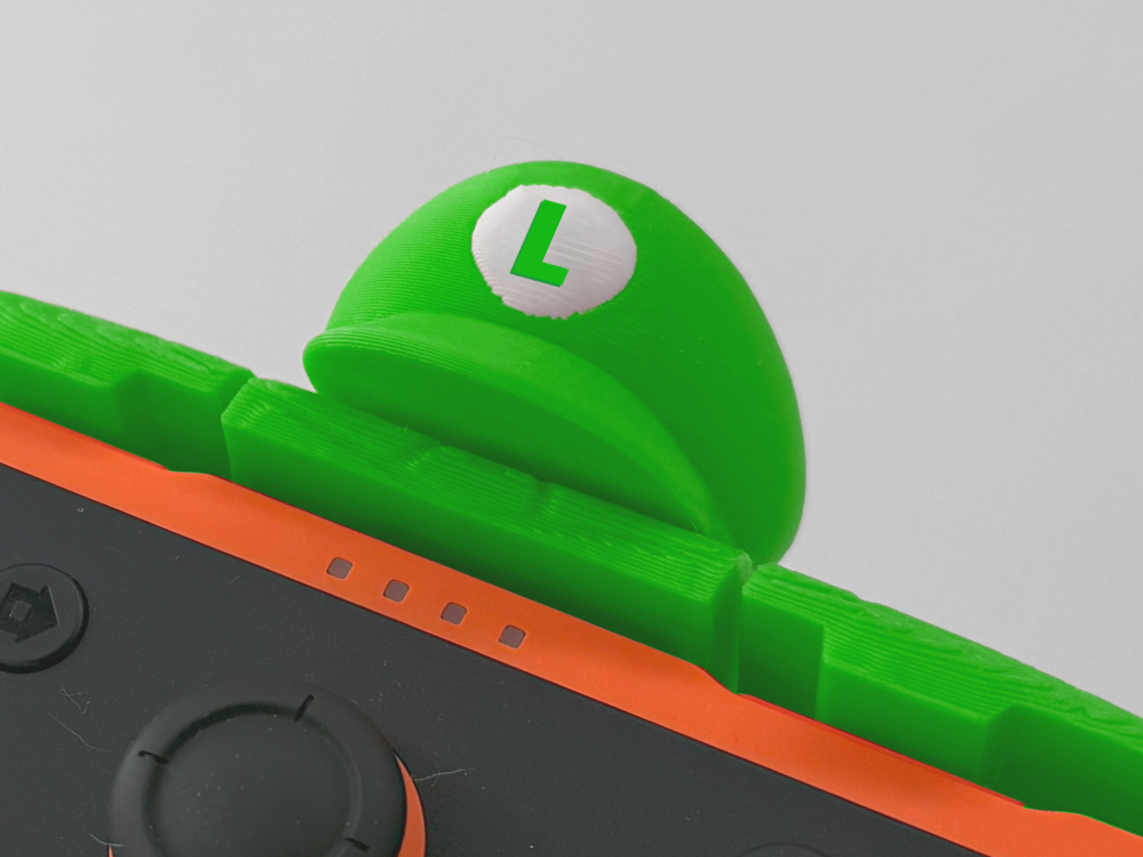 Luigi Inspired Joy-Con Grip for Nintendo Switch 1 & 2 – Ergonomic Controller Holder for Gamers