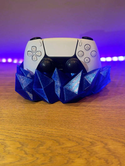 3D PS5 Crystal Base Holder for Playstation 5 Dualsense - PS5 Accessories Controller Stand - 3DPrintingLabDesigns