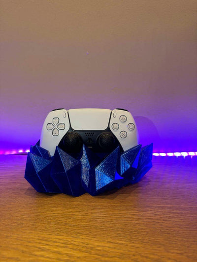3D PS5 Crystal Base Holder for Playstation 5 Dualsense - PS5 Accessories Controller Stand - 3DPrintingLabDesigns