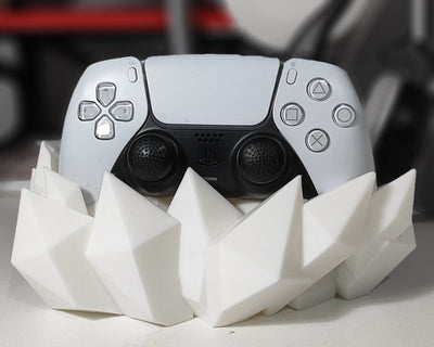 3D PS5 Crystal Base Holder for Playstation 5 Dualsense - PS5 Accessories Controller Stand - 3DPrintingLabDesigns