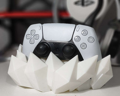 3D PS5 Crystal Base Holder for Playstation 5 Dualsense - PS5 Accessories Controller Stand - 3DPrintingLabDesigns