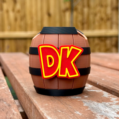 Donkey Kong DK Barrel Controller Stand – Fits Nintendo Switch 2 Pro Controller – DK Gaming Display Holder