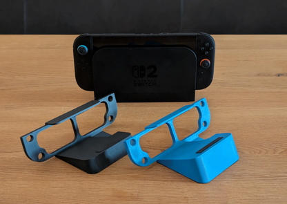 Switch 2 Angled Dock - Nintendo Switch 2 Horizontal Angled Airflow Dock Stand For Shelves - Easy docking and undocking