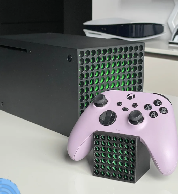Βάση χειριστηρίου Xbox Series X – Μοιάζει με κονσόλα, κρατάει το χειριστήριό σας | Αστείο δώρο για gamer, διακόσμηση Xbox, σταθμός σύνδεσης Xbox
