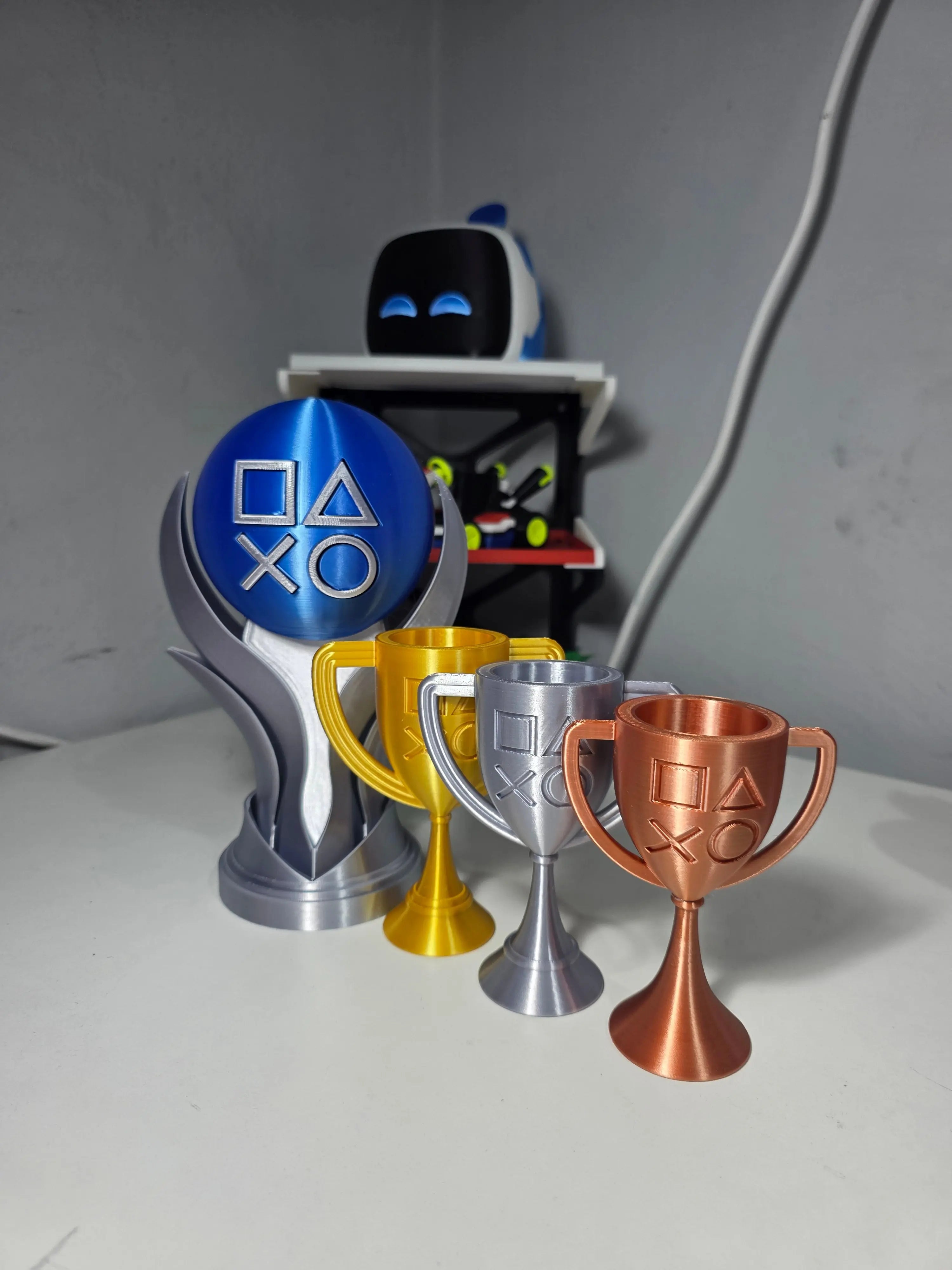 Playstation 5 Full Collection of Trophies - 3DPrintingLabDesigns