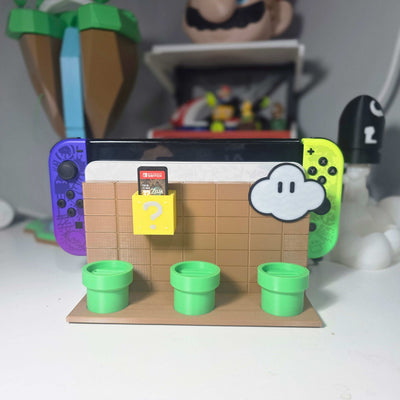 Nintendo Switch Super Mario Dock with 12x Game Slot for Switch and Switch Oled