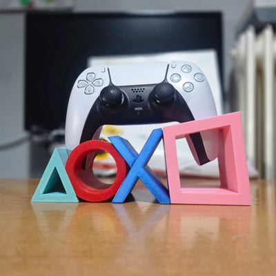 Playstation 5 Icons Controller Holder - PS5 Symbols Dualsense Stand - Gaming Accessories Playstation