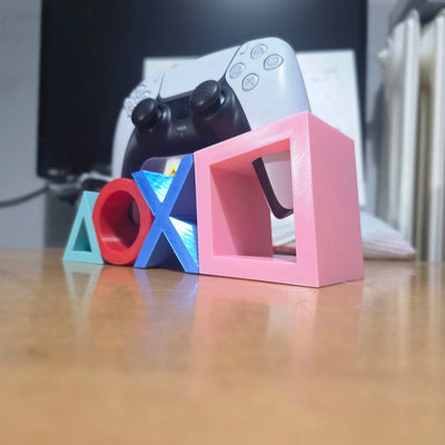Playstation 5 Icons Controller Holder - PS5 Symbols Dualsense Stand - Gaming Accessories Playstation