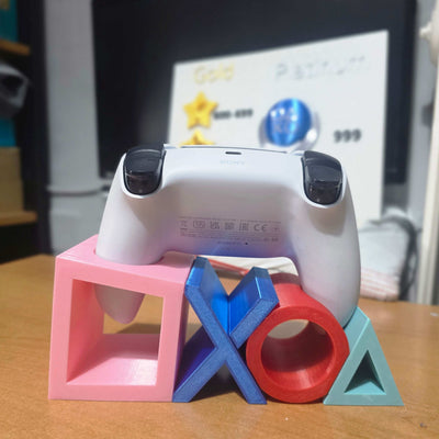 Playstation 5 Icons Controller Holder - PS5 Symbols Dualsense Stand - Gaming Accessories Playstation