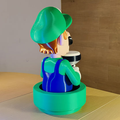 Scared Luigi Lamp , Luigi’s Mansion Light , Nintendo Super Mario Bros Inspired Led Light