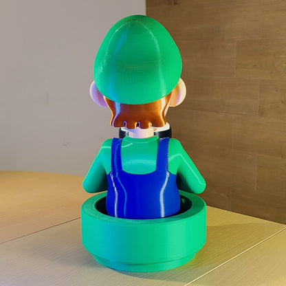 Scared Luigi Lamp , Luigi’s Mansion Light , Nintendo Super Mario Bros Inspired Led Light