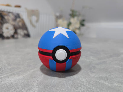 Captain America Pokeball Collector’s Edition | Pokeball Fan Art