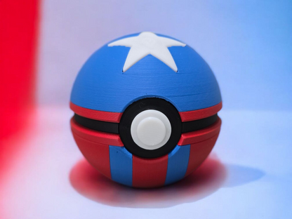 Captain America Pokeball Collector’s Edition | Pokeball Fan Art