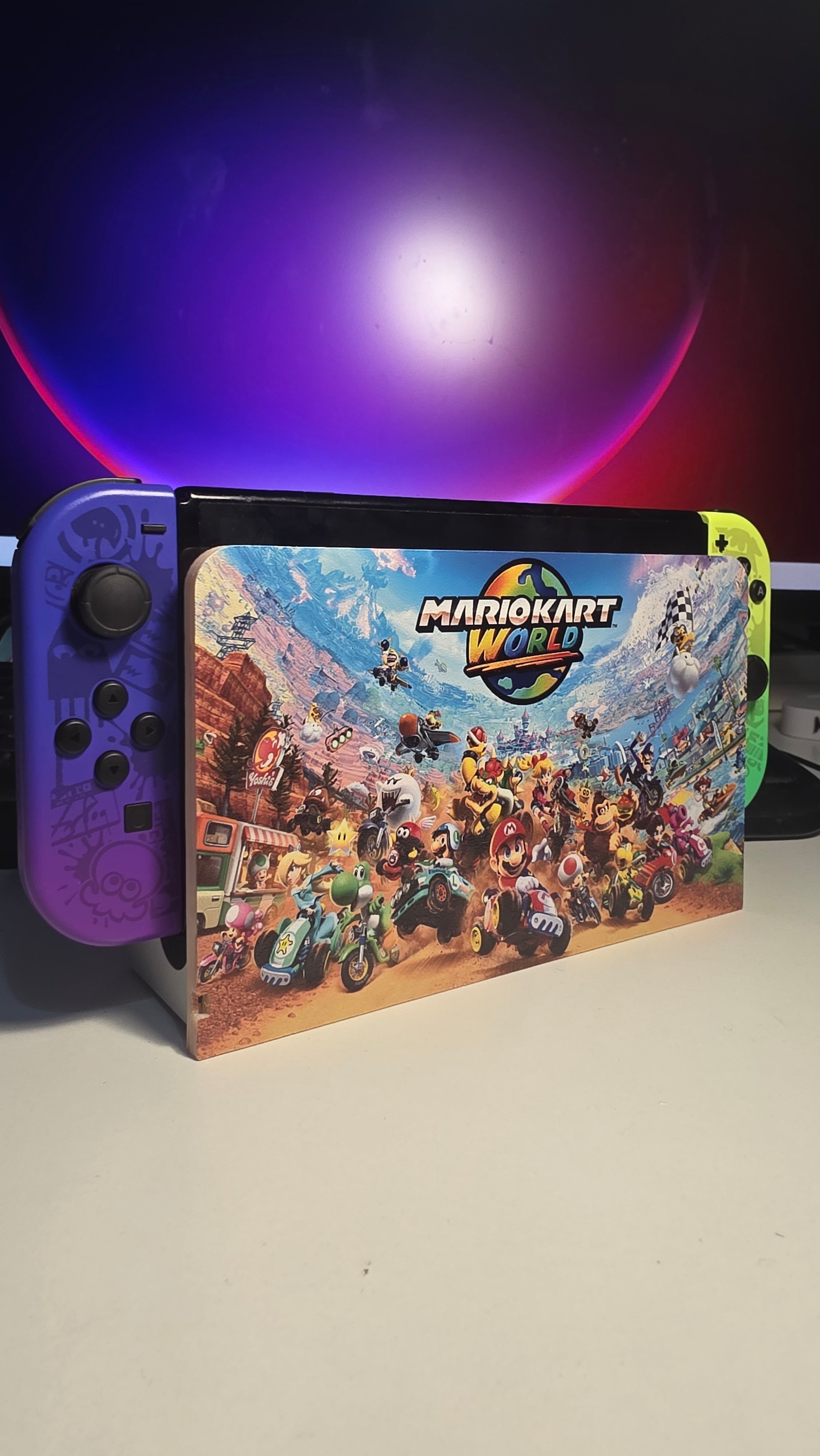 Personalized Nintendo Switch Dock Cover – Custom Dock Faceplate | Switch OLED / Switch 2 Gaming Setup Accessory