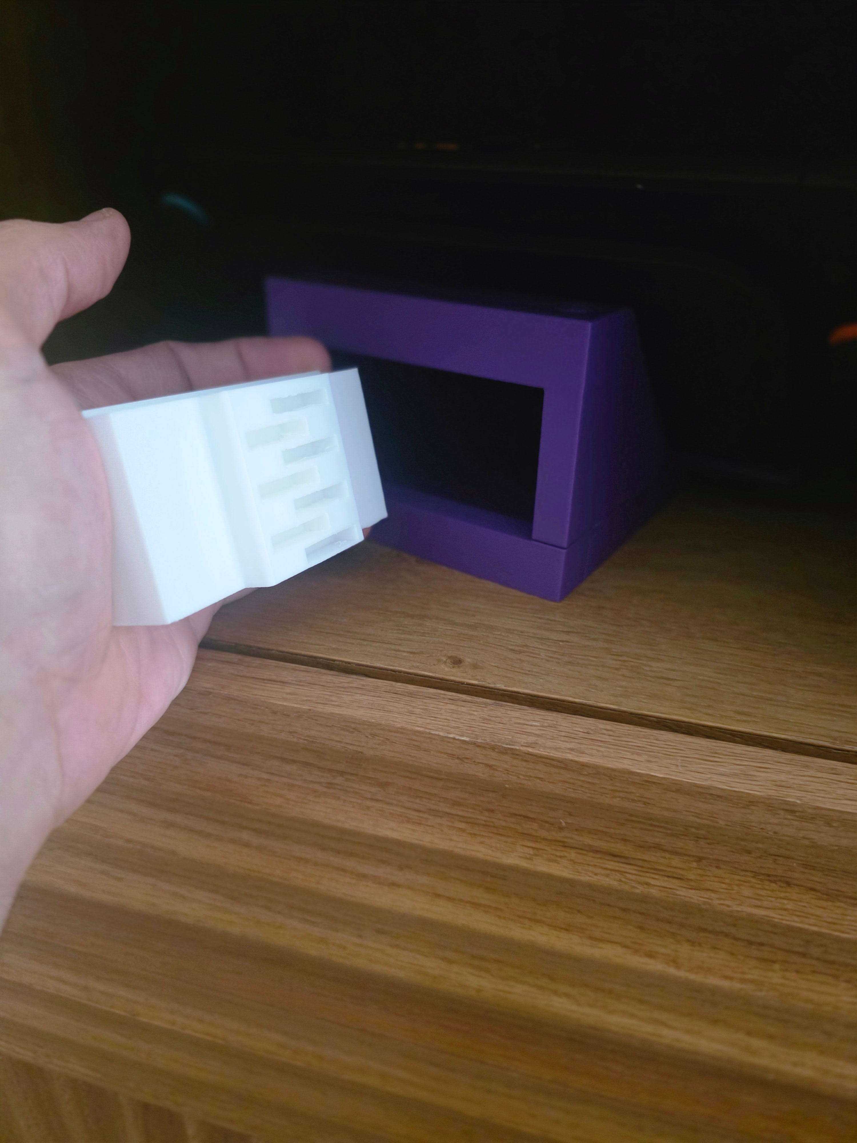 GCubeDock for Nintendo Switch 2 Dock, GameCube Inspired Retro Docking Station, 9 Slot Game Card Storage and Organizer